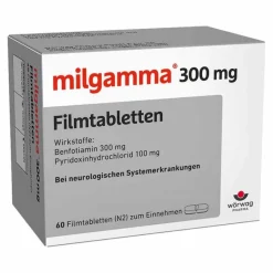 Milgamma Vitamin B6 (Pyridoxin)|Vitamin B1 (Thiamin)-® 300 mg Vitamin B1 + 100 mg Vitamin B6, 60 St