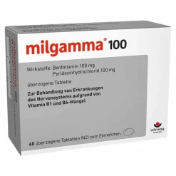 ® 100 mg Vitamin B1 + Vitamin B6 Tabletten, 60 St^Milgamma Best