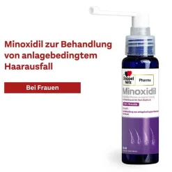 DoppelherzPharma MINOXIDIL 20 mg/ml Lösung für Frauen, 3X60 ml- Mittel Gegen Haarausfall
