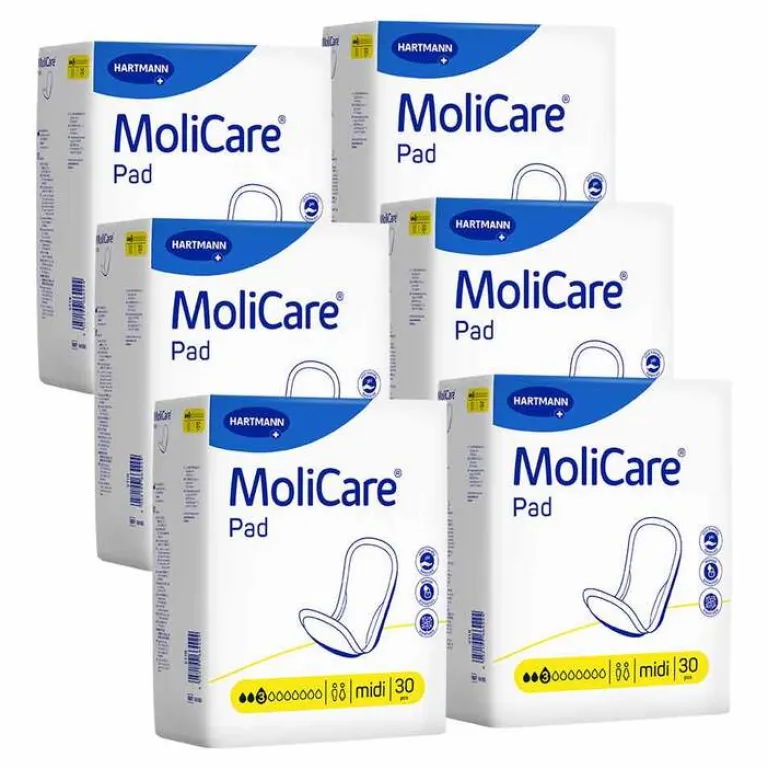Molicare Ein- & Vorlagen-Pad 3 Tropfen, 6X30 St