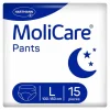 Pants Night Inkontinenzhosen Größe L, 15 St^Molicare