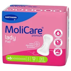 Premium lady Pad 2 Tropfen, 12 St^Molicare