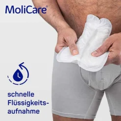 Premium Men Pad 3 Tropfen, 14 St^Molicare Hot
