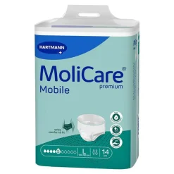 Molicare Windeln & Pants|Ein- & Vorlagen-Premium Mobile 5 Tropfen Größe L, 14 St