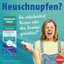 Puren Mometason Nasenspray|Allergie Medikamente-Mometason Heuschnupfenspray 50 µg, 18 g