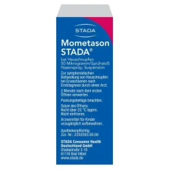 Mometason Mometason Nasenspray-STADA Heuschnupfenspray 50 µg / Sprühs.60, 10 g