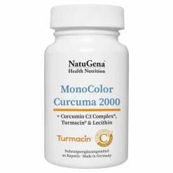 Monocolor Curcuma 2000 Kapseln, 90 St^Natugena Best