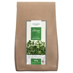 Amazonas Naturprodukte Moringa 100% Bio Blätter-Tee pur, 100 g- Moringa Oleifera