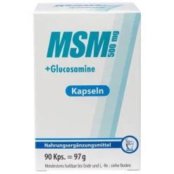 Canea-Pharma MSM 500 mg + Glucosamine Kapseln, 90 St- Msm Schwefel
