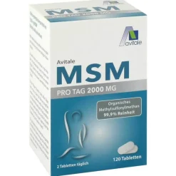 MSM 2000 mg Tabletten, 120 St^Avitale Clearance