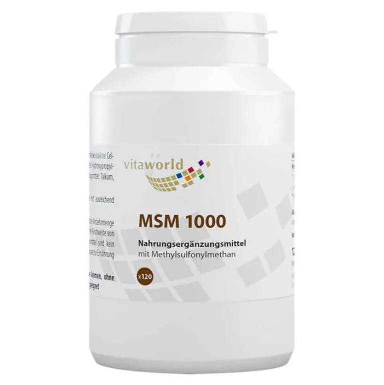 MSM 1000 Tabletten, 120 St^Vitaworld Hot