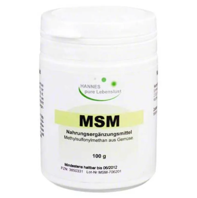 MSM pur Pulver, 100 g^Hannes pure Lebenslust Discount