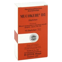 Mucokehl Sanum Kehlbeck-Suppositorien D 3, 10 St