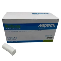 Mullbinden elastisch 4mx8cm, 100 St^Medenta Outlet