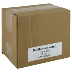 Mullbinden-Mullbinden 4mx4cm elastisch, 10 St