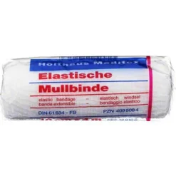 Ypsiflex Mullbinden|Binden & Verbände-Mullbinden 4mx10cm elastisch, 1 St