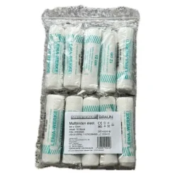 Mullbinden 4mx12cm elastisch, 10 St^ Hot