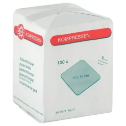Nobamed Sterile Kompressen-Mullkompressen 10x10cm 8-fac, 100 St