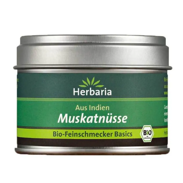 Herbaria Gewürze & Kräuter-Muskatnüsse ganz kbA, 3 St
