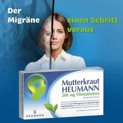 Heumann Migräne Tabletten-Mutterkraut 200 mg Filmtabletten, 90 St