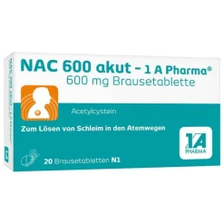 NAC 600 akut Brausetabletten, 20 St^1A Pharma New