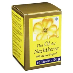 Nachtkerzenöl-Nachtkerze Öl Kapseln 500 mg, 80 St