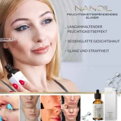 Everett Cosmetics Serum & Kur-Nanoil Gesichtsserum mit Hyaluronsäure, 50 ml