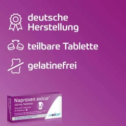Naproxen ® 250 mg Tabletten, 20 St^axicur Outlet