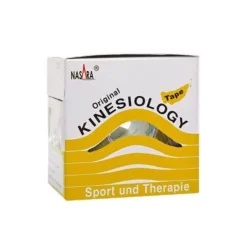 Nasara Kinesio Tape-Kinesio Tape 5 cm x 5 m gelb inkl.Spenderbox, 1 St