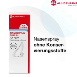 Aliud Pharma Nasenspray Kinder|Nasenspray Allergie-NASENSPRAY SINE AL 0,5 mg/ml, 10 ml