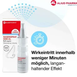 Aliud Pharma Nasenspray Kinder|Nasenspray Allergie-NASENSPRAY SINE AL 0,5 mg/ml, 10 ml