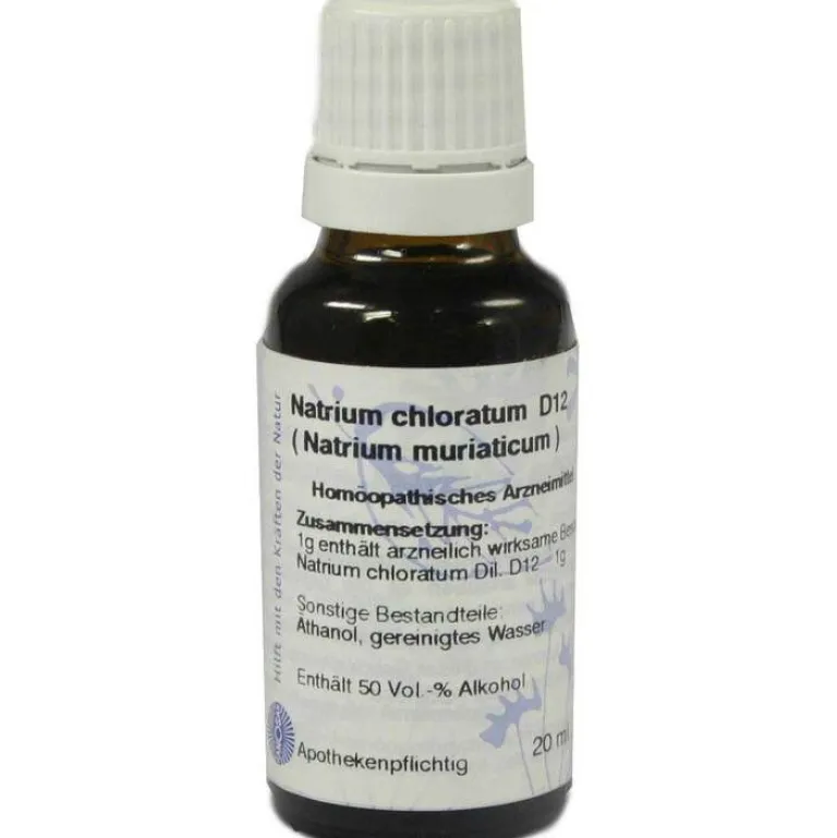 Hanosan Natrium muriaticum D 12 Dilution, 20 ml- N
