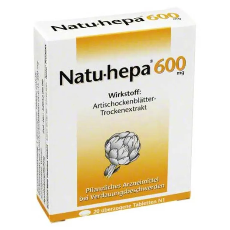 600 mg überzogene Tabletten, 20 St^Natu Hepa Hot