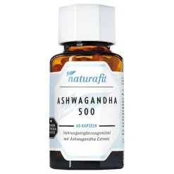 Ashwagandha 500 mg Kapseln, 60 St^Naturafit Discount
