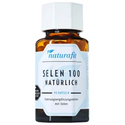 Naturafit Selen-Selen 100 natürlich Kapseln, 90 St
