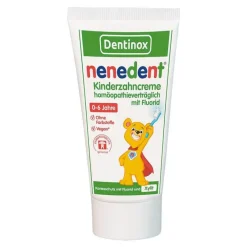 Nenedent Zahnpflege|Für Kinder & Babys-Kinderzahncreme homöopathieverträglich mit Fluorid, 50 ml