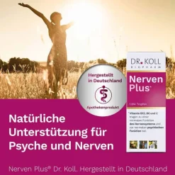 Dr. Koll Nerven Plus Gemmo Komplex Vitamin B12 B6, 50 ml- Vitamin C (Ascorbinsäure)|Vitamin B6 (Pyridoxin)