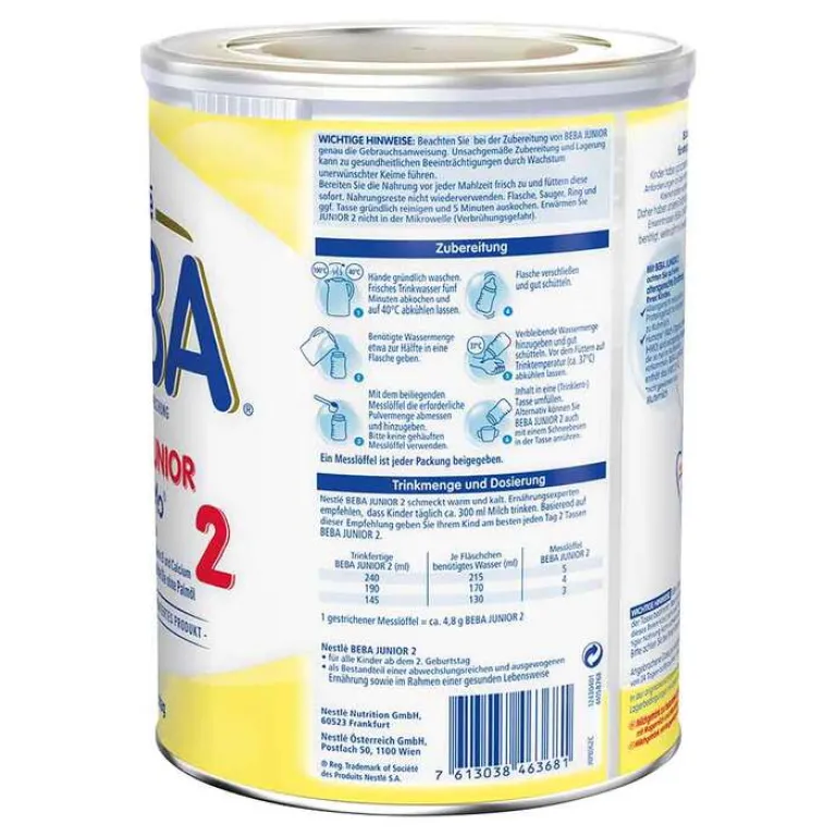 Junior 2 + Pulver, 800 g^Nestle Beba New