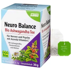 Salus Ashwagandha-Neuro Balance Bio Ashwagandha Tee Filterbeutel , 15 St
