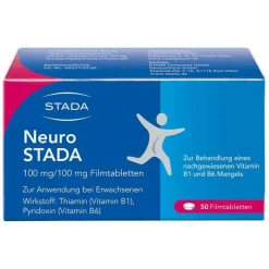 Stada Neuro ® Filmtabletten, 50 St- Vitamin B6 (Pyridoxin)|Vitamin B1 (Thiamin)