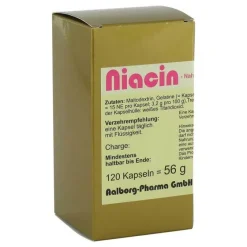 Niacin Vitamin B3 (Niacin)-Kapseln, 120 St