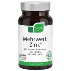 Nicapur Zink-Mehrwert-Zink Kapseln, 60 St