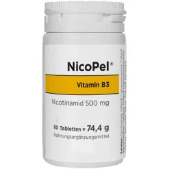 Nicopel Vitamin B3 (Niacin)-Nicotinamid 500 mg Kapseln, 60 St