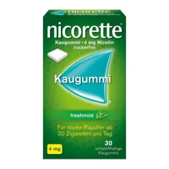 ® Kaugummi freshmint, 4 mg Nikotin, 30 St^Nicorette Hot