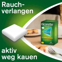 Nicorette ® Kaugummi freshfruit, 4 mg Nikotin, 105 St- Nikotinkaugummi