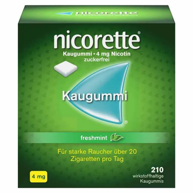 ® Kaugummi freshmint, 4 mg Nikotin, 210 St^Nicorette Best