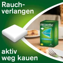 Nicorette Nikotinkaugummi-Kaugummi whitemint, 4 mg Nikotin, 105 St