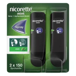 Mint Spray mit 1 mg Nikotin pro Sprühstoß, 2 St^Nicorette Clearance