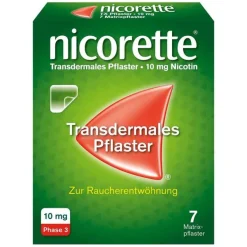 Nikotinpflaster, 10 mg Nikotin, 7 St^Nicorette