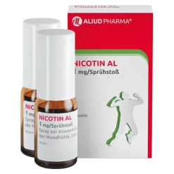 Aliud Pharma Nikotinspray Und Inhaler-NICOTIN AL 1mg/Sprühstoß Spray, 2 St